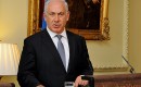 Benjamin Netanyahu at press conference - Downing Street