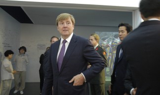 Visit of Willem-Alexander, Prince of the Netherlands - Swiss Pavilion