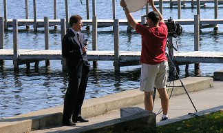 Reporter Gets Ready - Frank Swift