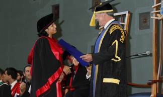 Nadia Receiving her PhD (Official Photo) - Ameel Khan