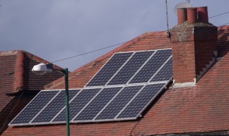 Solar panels on a roof - Northfield - Elliott Brown