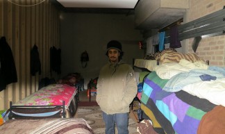 M in his sleeping area - Mark Fonseca Rendeiro