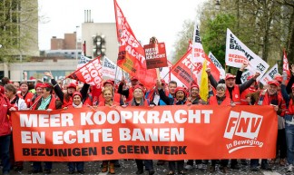 FNV bij Europese demonstratie in Brussel - Sebastiaan ter Burg