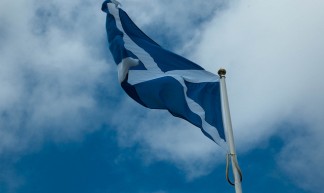Schotse vlag - Andrys Stienstra