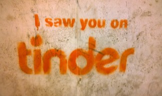 "i saw you on tinder" Trastevere 2014 - Denis Bocquet