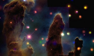 The Eagle Nebula: Pillars of Creation (NASA, Chandra repost, 07/30/01) - NASA's Marshall Space Flight Center