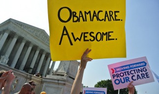 Obamacare on the steps of the Supreme Court - Will O'Neill