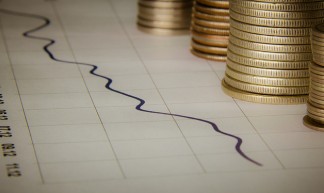Graph With Stacks Of Coins - Ken Teegardin