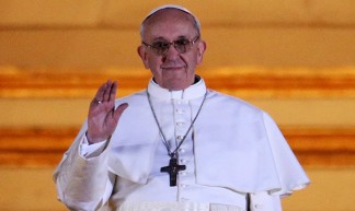 Pope Francis I appears on the central balcony - Anton Diaz