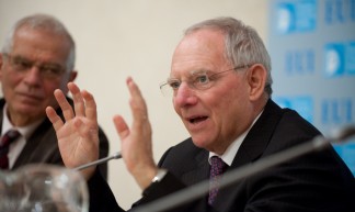 Wolfgang Schauble debating Europe at the EUI - European University Institute