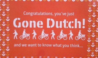 Congratulations, you've just Gone Dutch and we want to know what you think... - Duncan Hull