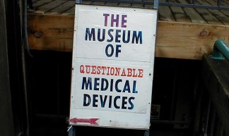 Museum of Questionable Medical Devices sign - Andrew Kuchling