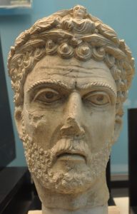 Buste uit Palmyra, mogelijk van Odaenathus. Palmyra Museum.
