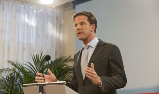 Persconferentie Rutte - Minister-president Rutte
