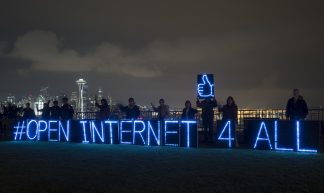 Rolling Rebellion Sparks in Seattle to Defend Internet & Stop the TPP - Backbone Campaign