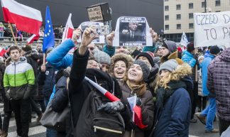 #KOD demonstration in Warsaw - Grzegorz Żukowski