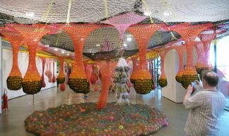 Ernesto Neto installation 'Dengo' - Andrew Dubber