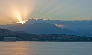 Sunrise over Ajaccio - Mark Salisbury