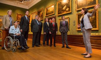 Bezoek aan Mauritshuis - Minister-president Rutte