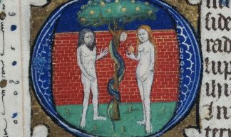 Livre d'heures à l'usage de Tréguier - Le péché originel - Bibliothèque des Champs Libres