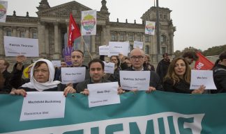 Demo gegen AfD vor dem Reichstag - Fraktion DIE LINKE. im Bundestag