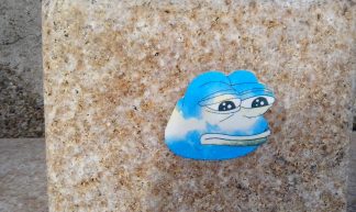 Pepe the Frog, Bray Harbour, Co.Wicklow, Ireland, 1st December 2015 - J.W Photographic Collection.
