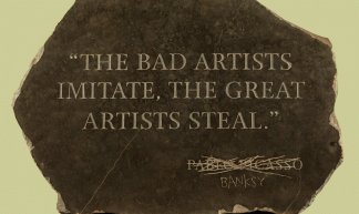 The Bad Artists Imitate, The Great Artists Steal by Banksy - Duncan Hull 🐝