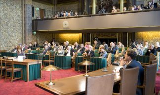Laatste vergaderdag Eerste Kamer in oude samenstelling - Minister-president Rutte