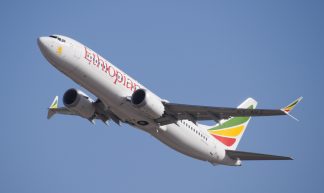 Ethiopian Airlines ET-AVJ takeoff from TLV - LLBG Spotter