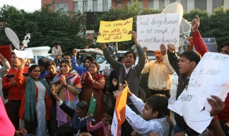 Protests at Safdarjung Hospital - Ramesh Lalwani