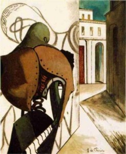 cc Wikipantings.org Giorgio de Chirico - The Vexations of the Thinker 1915