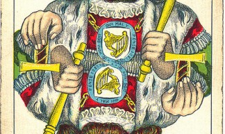 Dutch playing cards from 1920-1927: King of Hearts - Michiel2005