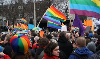 Demonstratie tegen Poetin - Partij van de Arbeid