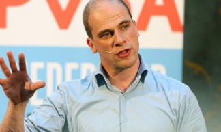 Diederik Samsom in Leiden - Partij van de Arbeid