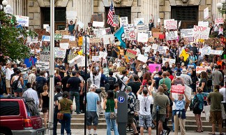 Occupy Tampa protest Oct 2011 - Shanna Gillette