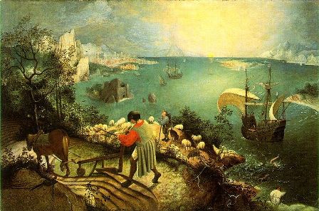 cc commons.wikimedia.org Bruegel Pieter de Oude De val van icarus