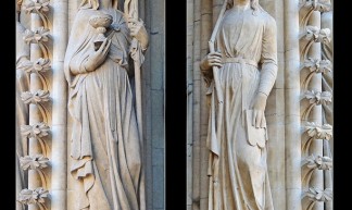 L'église et la synagogue (cathédrale de Metz) - Jean-Pierre Dalbéra