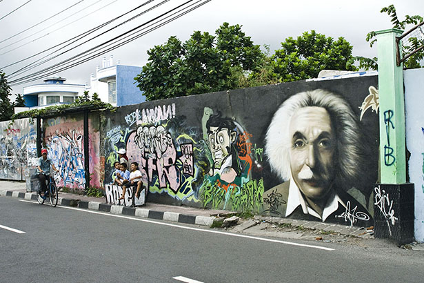 Street art in Yogyakarta: vluchtige kunst - Sargasso