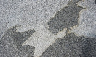 Crimea on a stone map - futureatlas.com