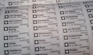 Twitterfoto: Kiki Verheijen bewijst dat ze D66 gestemd heeft