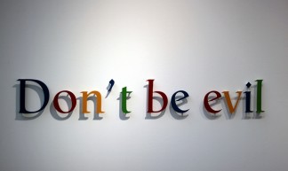 la FIAC aime Google - DOnt't be evil - tangi bertin