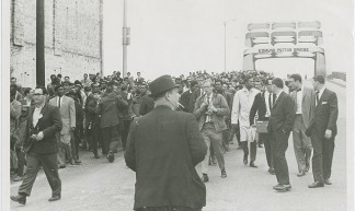 Alabama civil rights movement: Selma to Montgomery march, halted at the Edmund Pettus bridge (Tuesday, March 9, 1965) - Penn State Special Collections