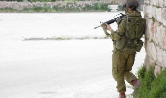 Israeli soldier -- Hebron, West Bank - Joel Carillet