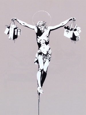 cc Flickr Jan Slangen photostream Banksy Scan from book Wall and piece (Banksy)