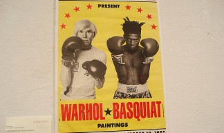 Warhol-Basquiat promo poster - Hard Seat Sleeper