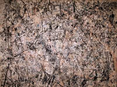 cc Flickr cliff1066™ photostream Number 1, 1950 (Lavender Mist), 1950, oil, enamel and aluminum on canvas by Jackson Pollock