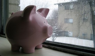 Piggy Bank Awaits the Spring - Philip Brewer