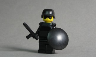 Riot Police with BrickForge Nightstick - Andrew Becraft