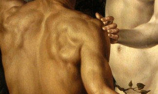Maarten van Heemskerck, 1498-1574, Adam et Eve, c.1550, dét., musée des Beaux-Arts de Strasbourg - Quentin Verwaerde