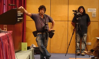 Press conference in Lefkosia - Free Gaza movement
